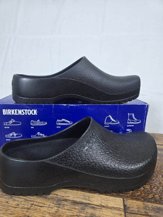 Birkenstock Shoes - Birkenstock Unisex Super Birki Black Slip On Clog Size 9
